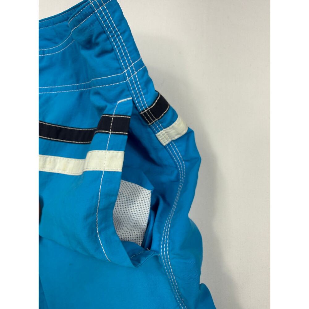 Vintage Nautica Swim Trunks Mens Sz 32 Blue drawstring stripes accent bands - Picture 7 of 16